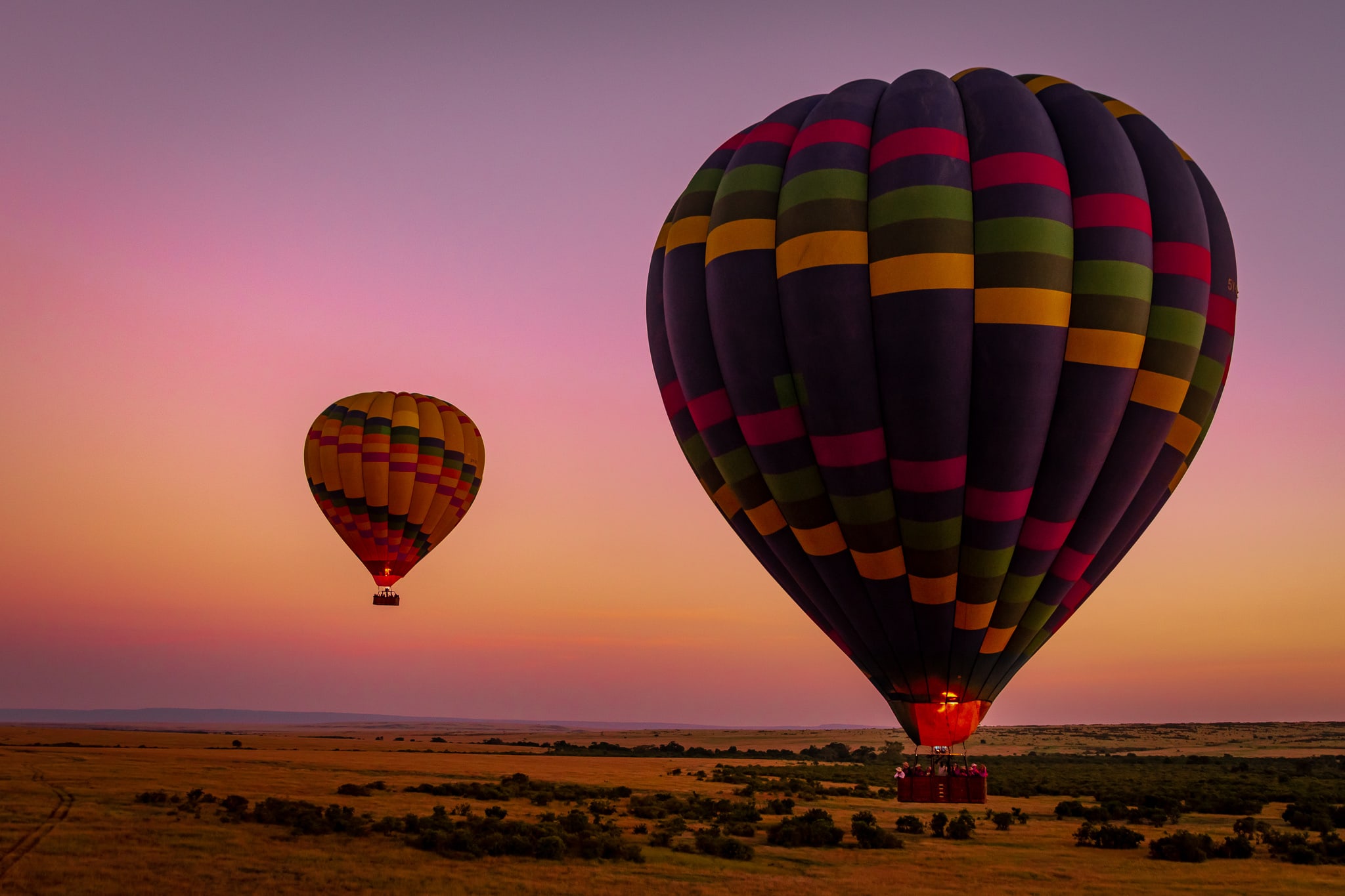 Hot Air Balloon Flying package in Maasai Mara.
